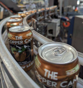 Cans on Production Line